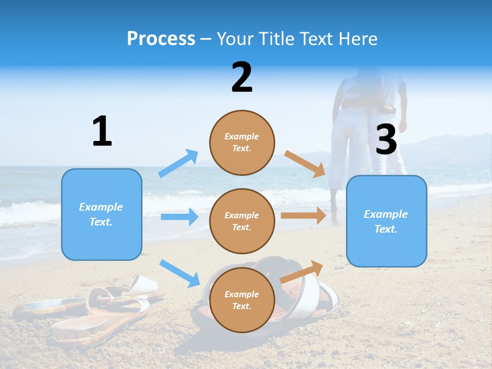 Husband Saint Wave PowerPoint Template