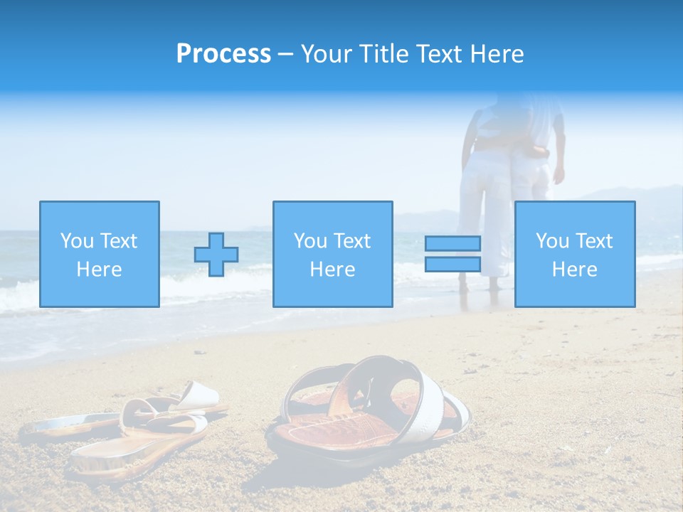 Husband Saint Wave PowerPoint Template