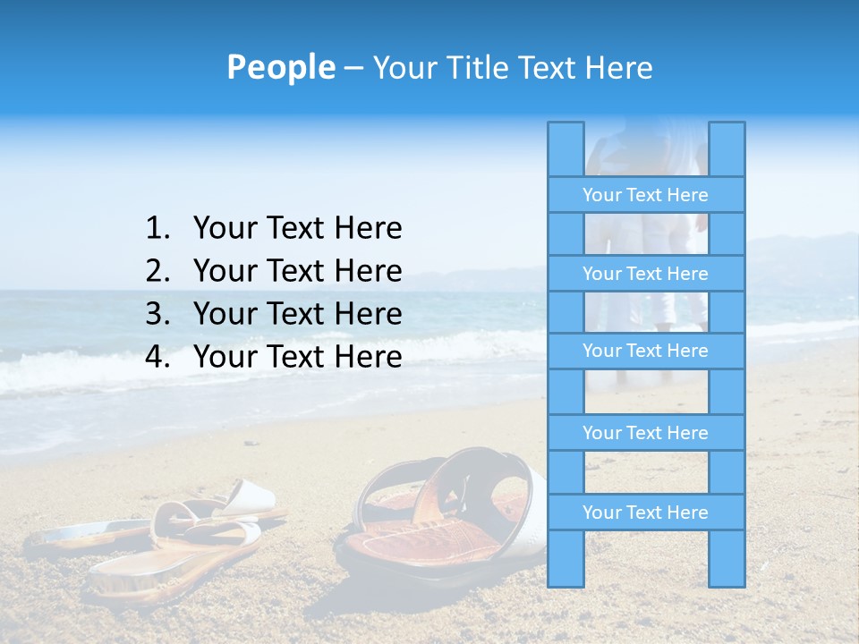 Husband Saint Wave PowerPoint Template