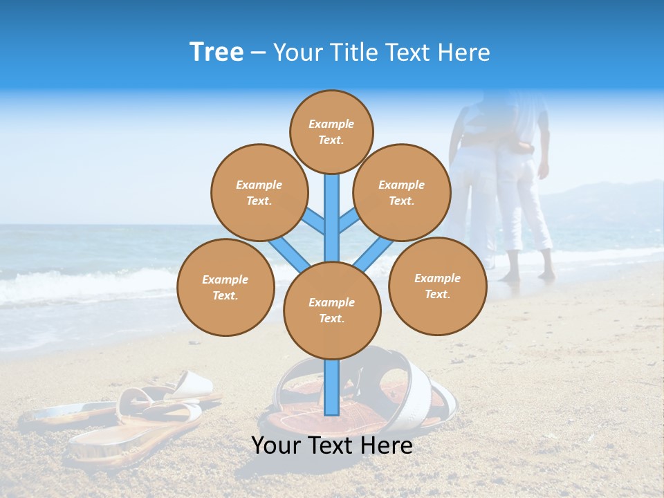 Husband Saint Wave PowerPoint Template