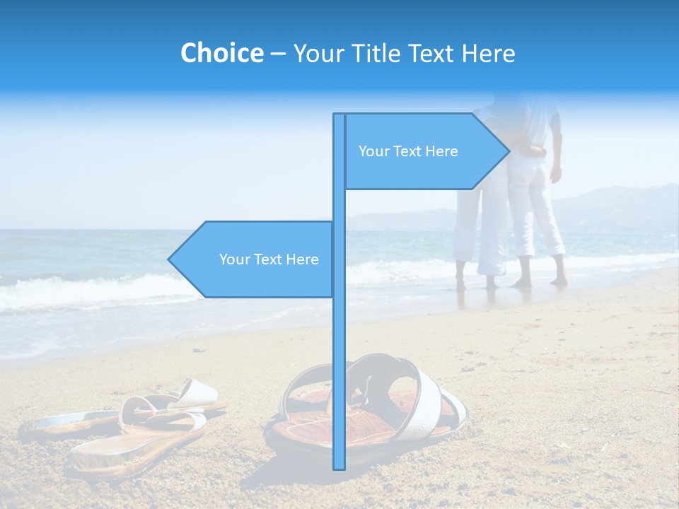 Husband Saint Wave PowerPoint Template
