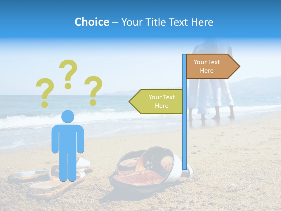 Husband Saint Wave PowerPoint Template