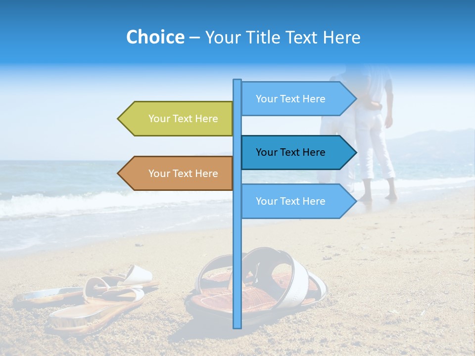 Husband Saint Wave PowerPoint Template