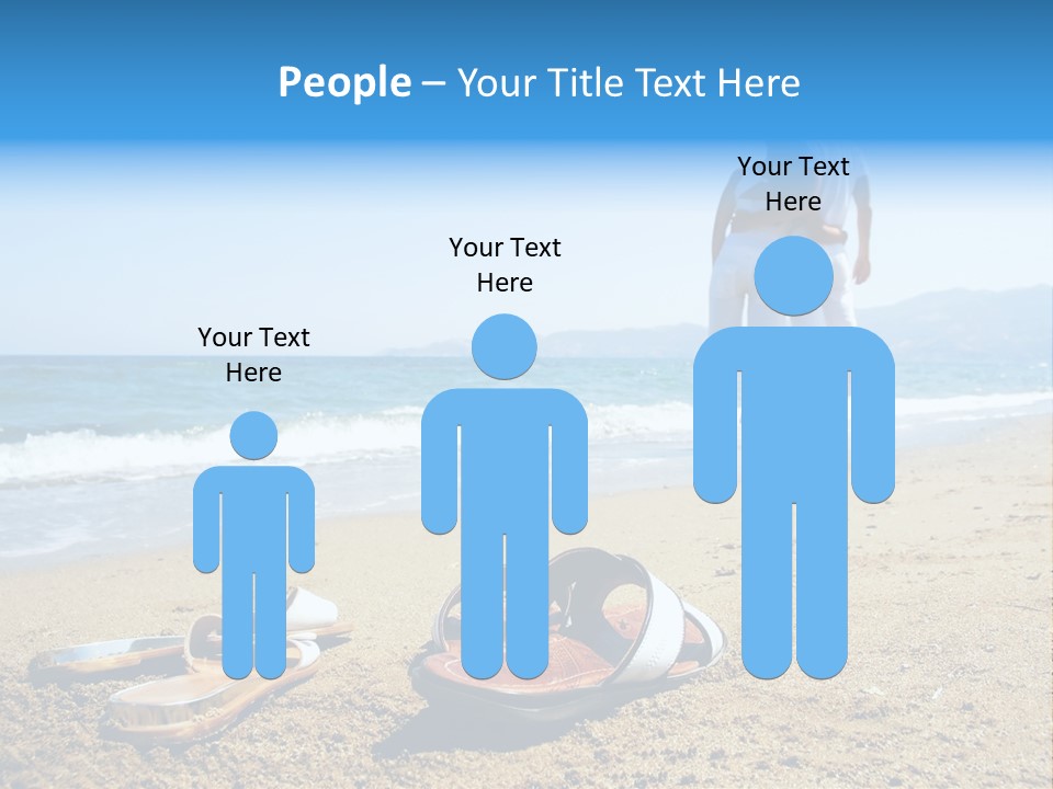 Husband Saint Wave PowerPoint Template