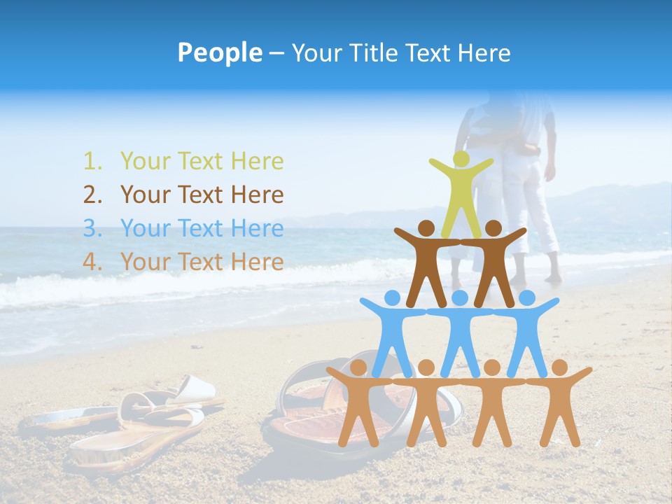 Husband Saint Wave PowerPoint Template