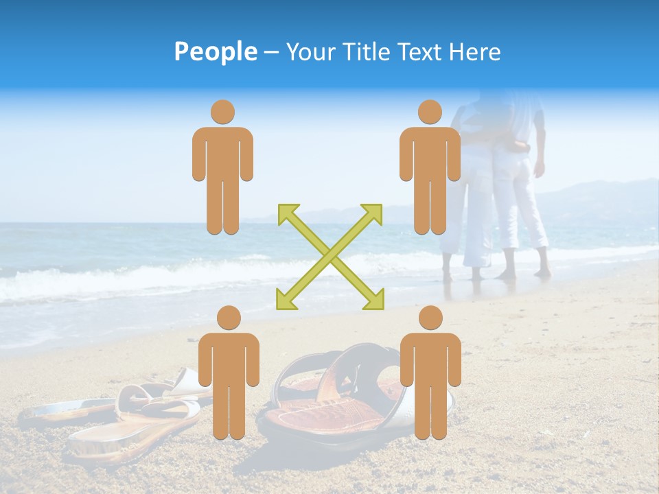 Husband Saint Wave PowerPoint Template