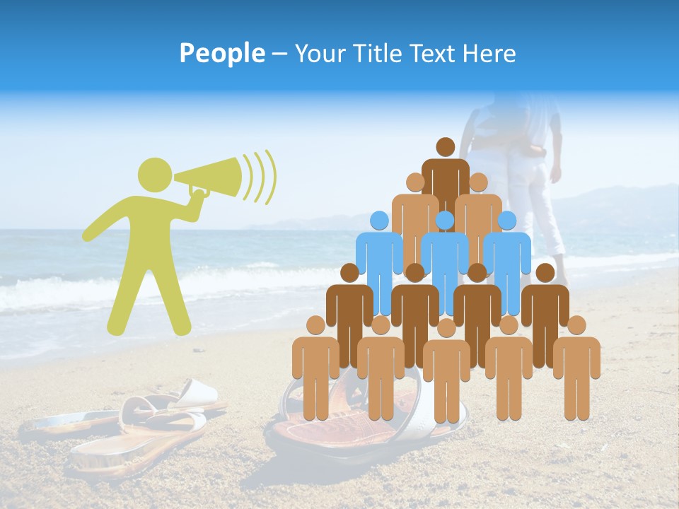 Husband Saint Wave PowerPoint Template