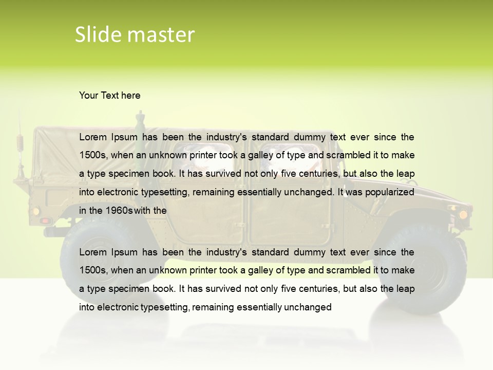 Camo Brown Fashion PowerPoint Template