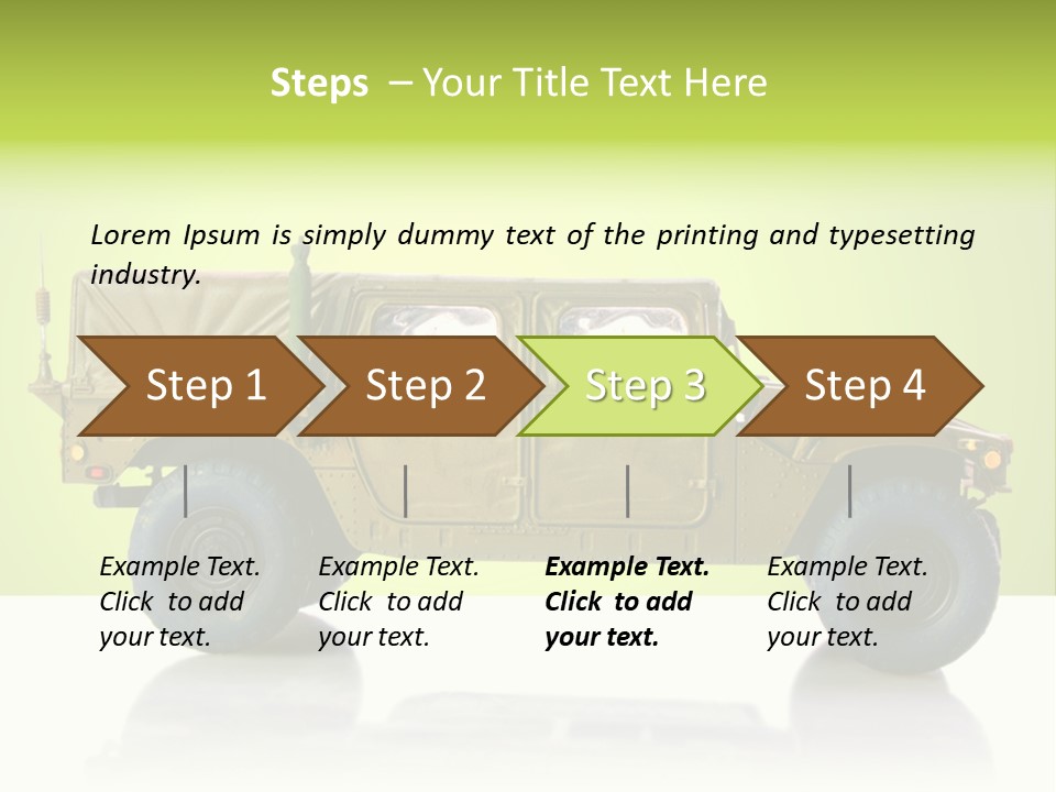 Camo Brown Fashion PowerPoint Template