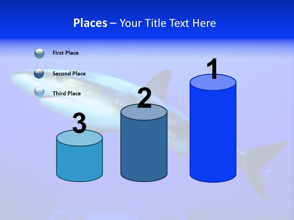 Grey Underwater Gray PowerPoint Template