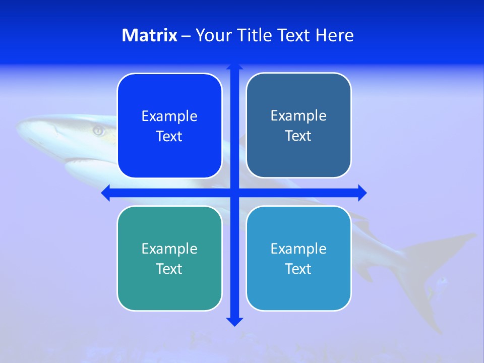 Grey Underwater Gray PowerPoint Template