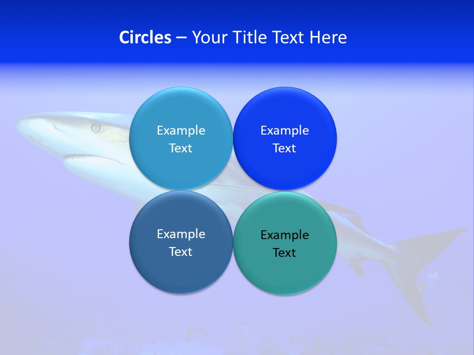 Grey Underwater Gray PowerPoint Template