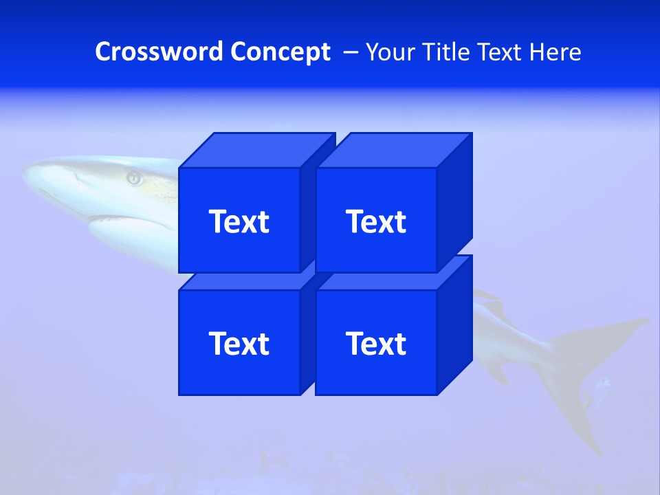 Grey Underwater Gray PowerPoint Template