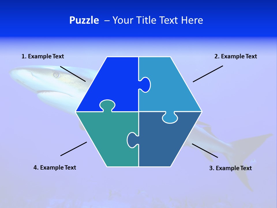 Grey Underwater Gray PowerPoint Template