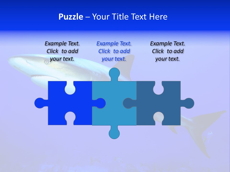 Grey Underwater Gray PowerPoint Template