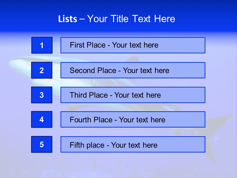 Grey Underwater Gray PowerPoint Template