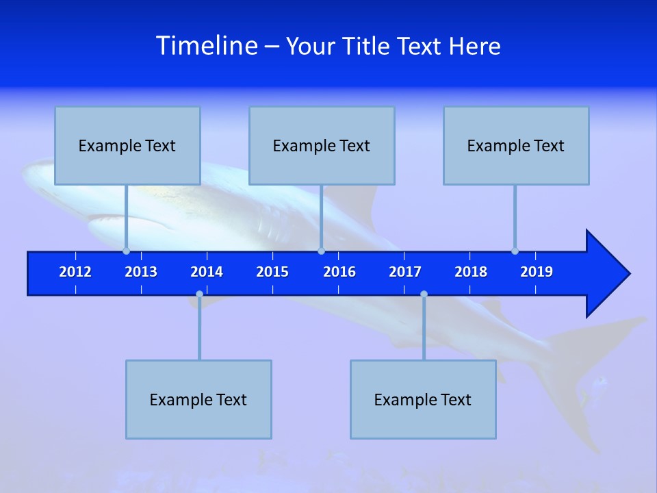 Grey Underwater Gray PowerPoint Template