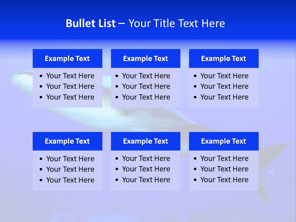 Grey Underwater Gray PowerPoint Template