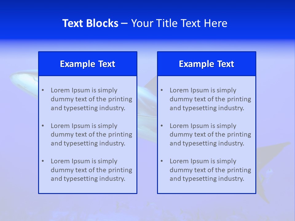 Grey Underwater Gray PowerPoint Template