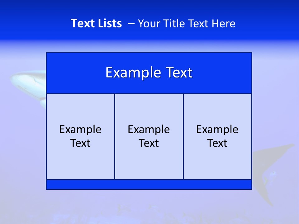 Grey Underwater Gray PowerPoint Template
