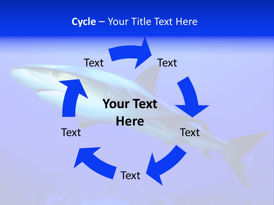 Grey Underwater Gray PowerPoint Template