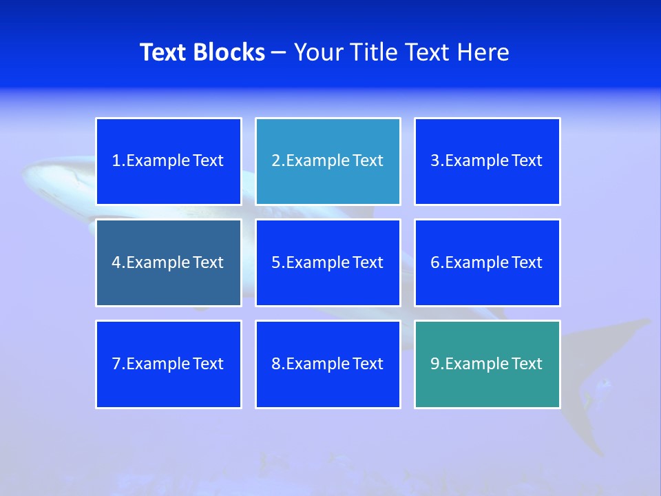 Grey Underwater Gray PowerPoint Template