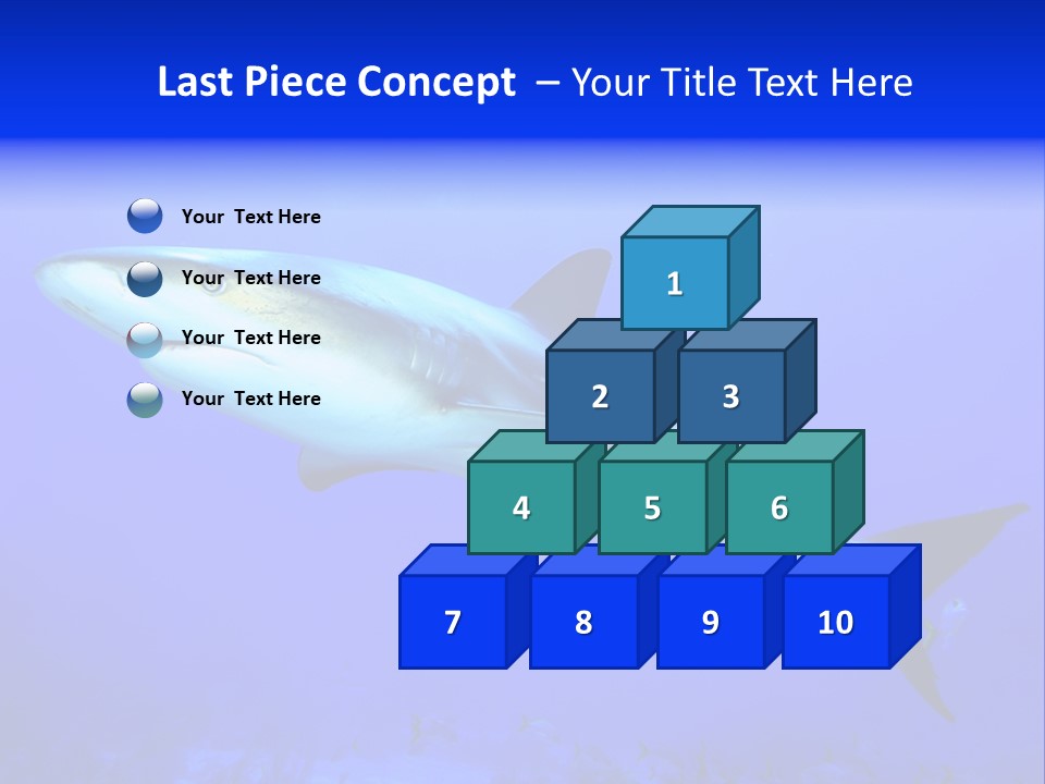 Grey Underwater Gray PowerPoint Template