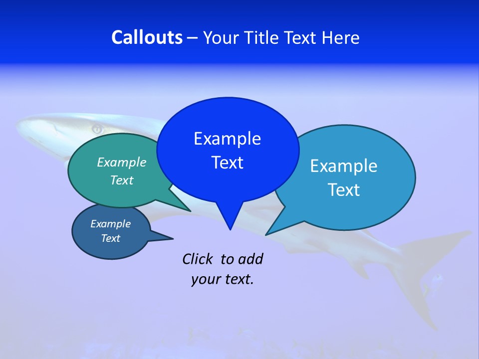 Grey Underwater Gray PowerPoint Template