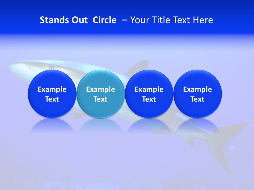 Grey Underwater Gray PowerPoint Template