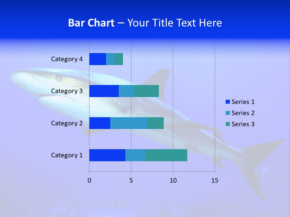 Grey Underwater Gray PowerPoint Template