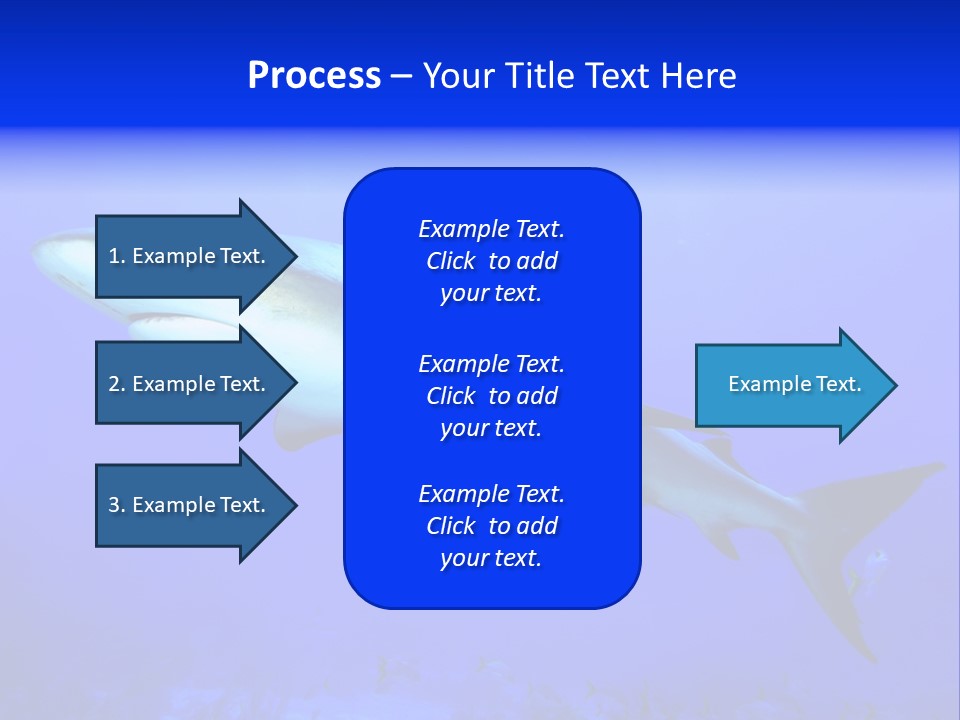 Grey Underwater Gray PowerPoint Template