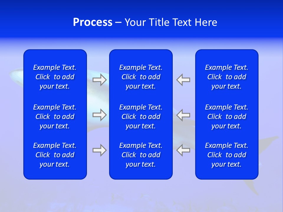 Grey Underwater Gray PowerPoint Template