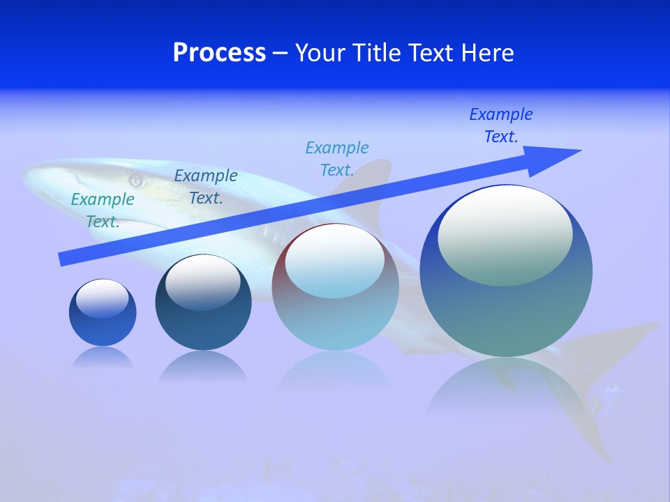 Grey Underwater Gray PowerPoint Template