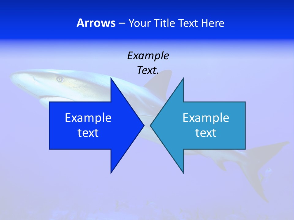 Grey Underwater Gray PowerPoint Template