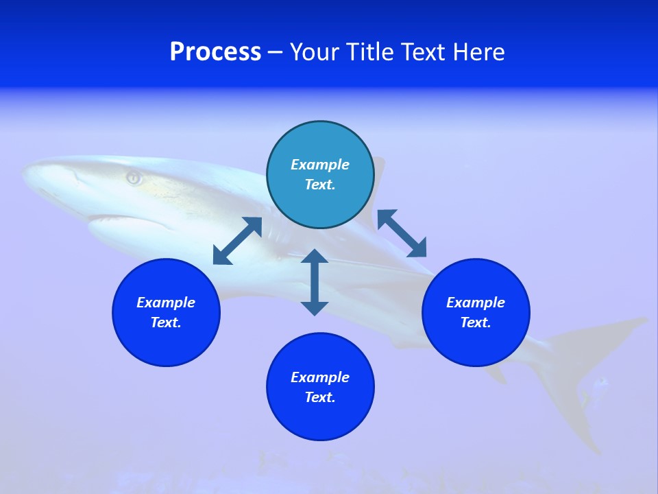 Grey Underwater Gray PowerPoint Template