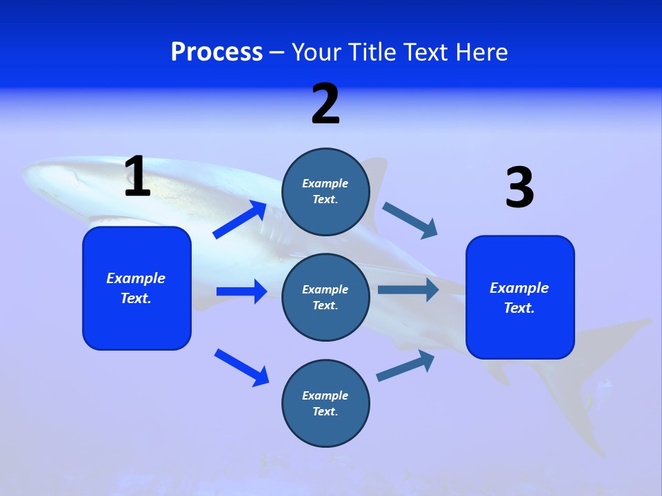 Grey Underwater Gray PowerPoint Template