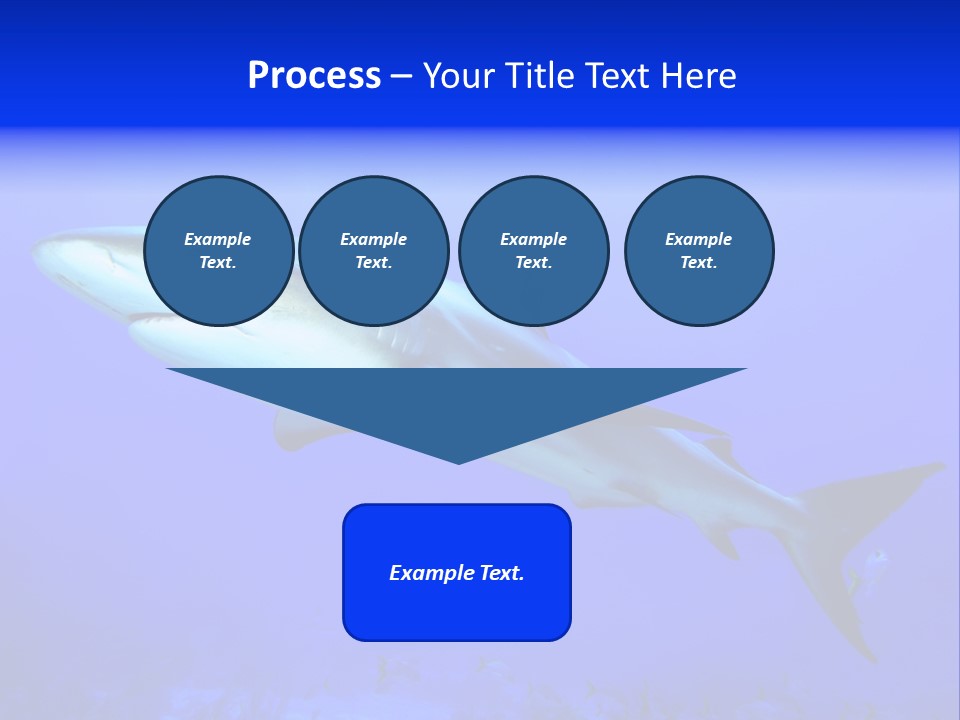 Grey Underwater Gray PowerPoint Template