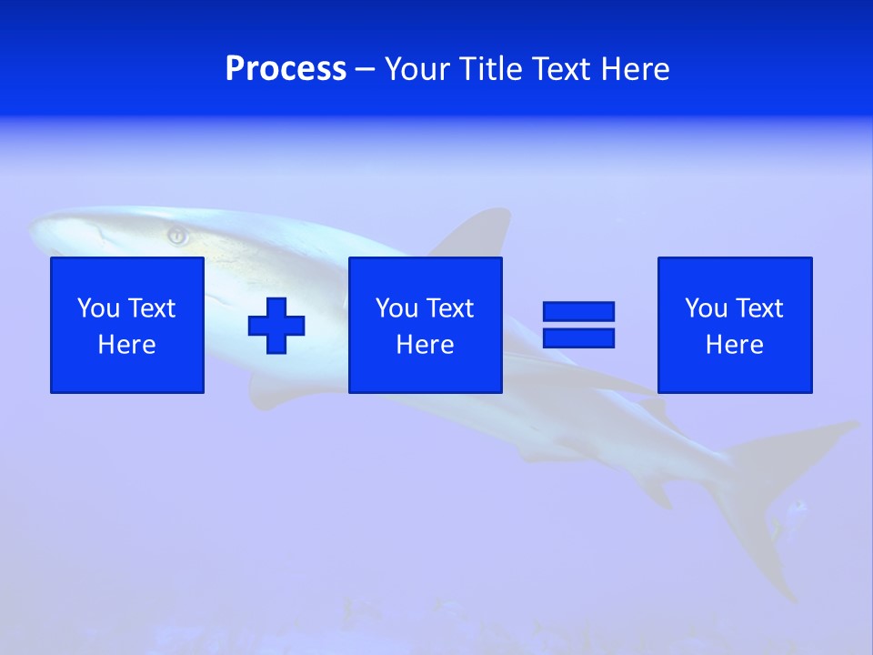 Grey Underwater Gray PowerPoint Template