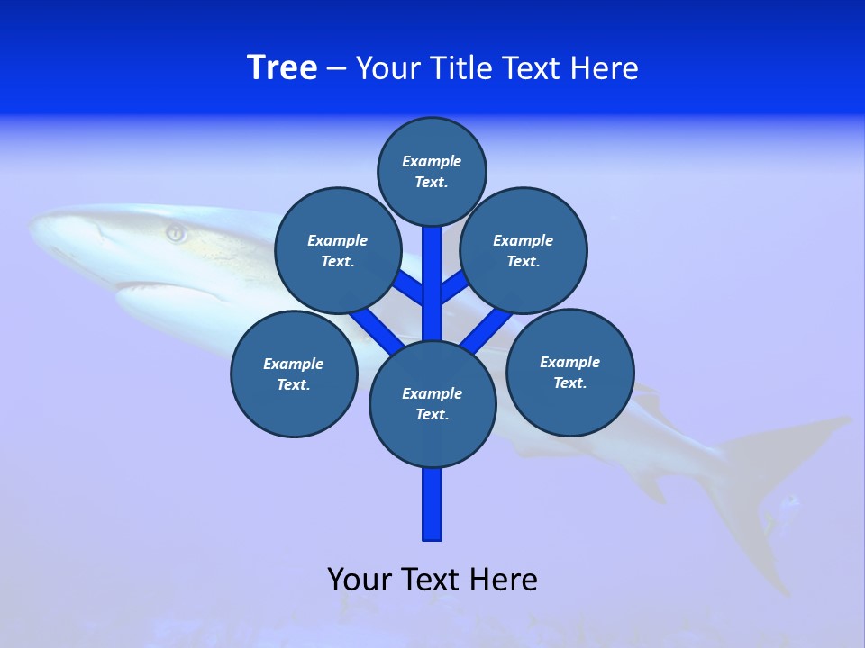 Grey Underwater Gray PowerPoint Template