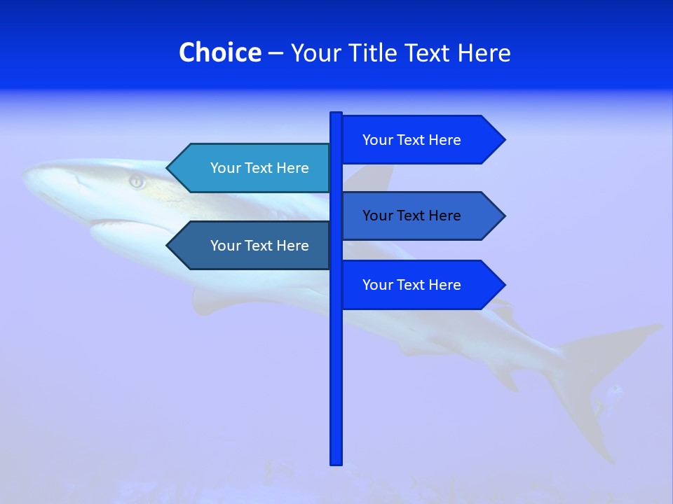 Grey Underwater Gray PowerPoint Template