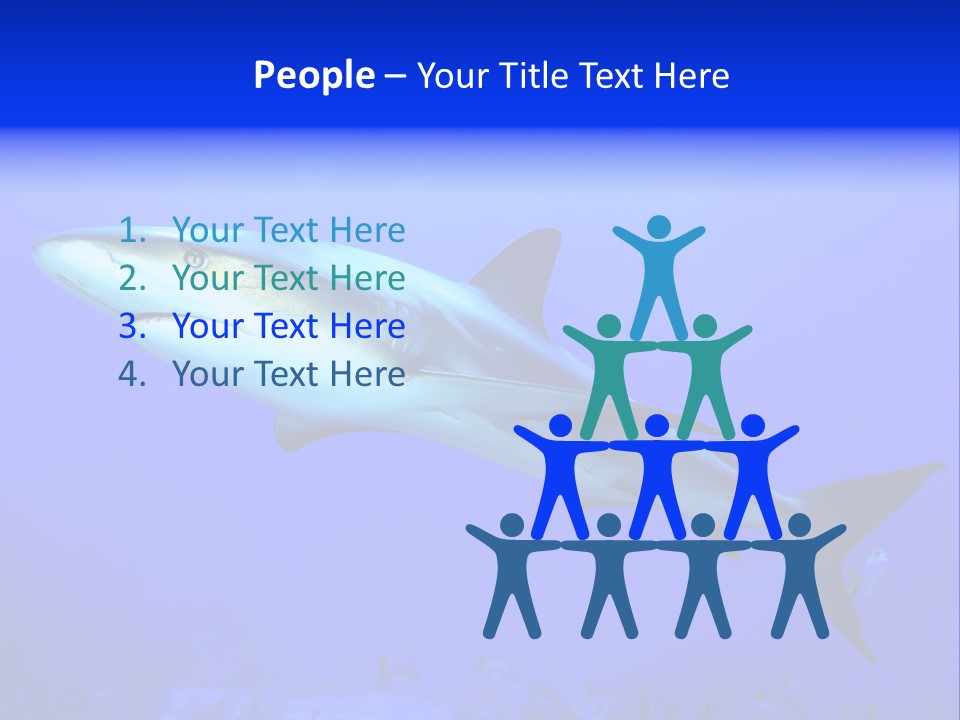 Grey Underwater Gray PowerPoint Template