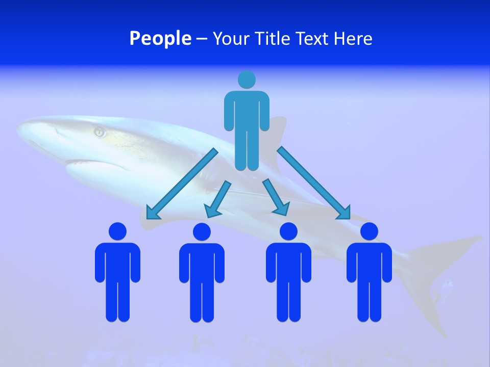 Grey Underwater Gray PowerPoint Template