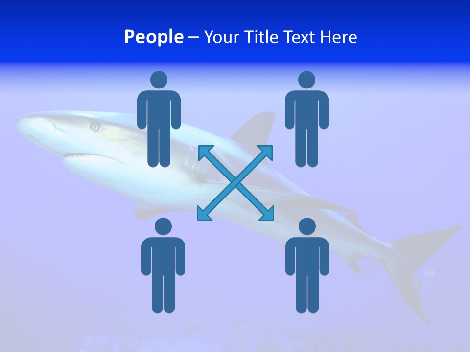 Grey Underwater Gray PowerPoint Template