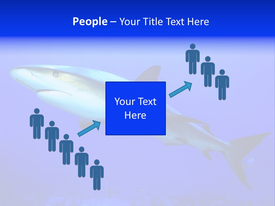 Grey Underwater Gray PowerPoint Template