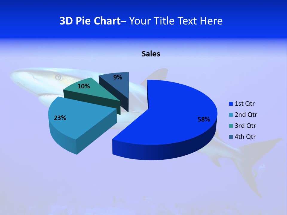 Grey Underwater Gray PowerPoint Template