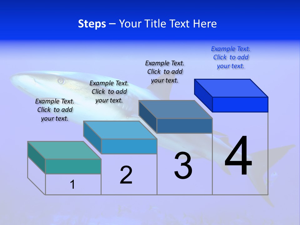 Grey Underwater Gray PowerPoint Template