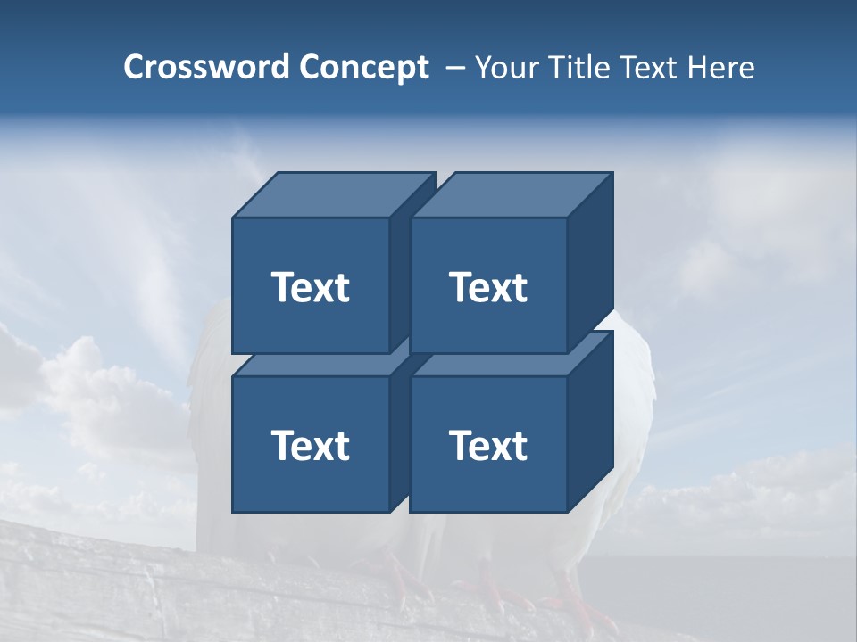 Symbol Feathers Christianity PowerPoint Template