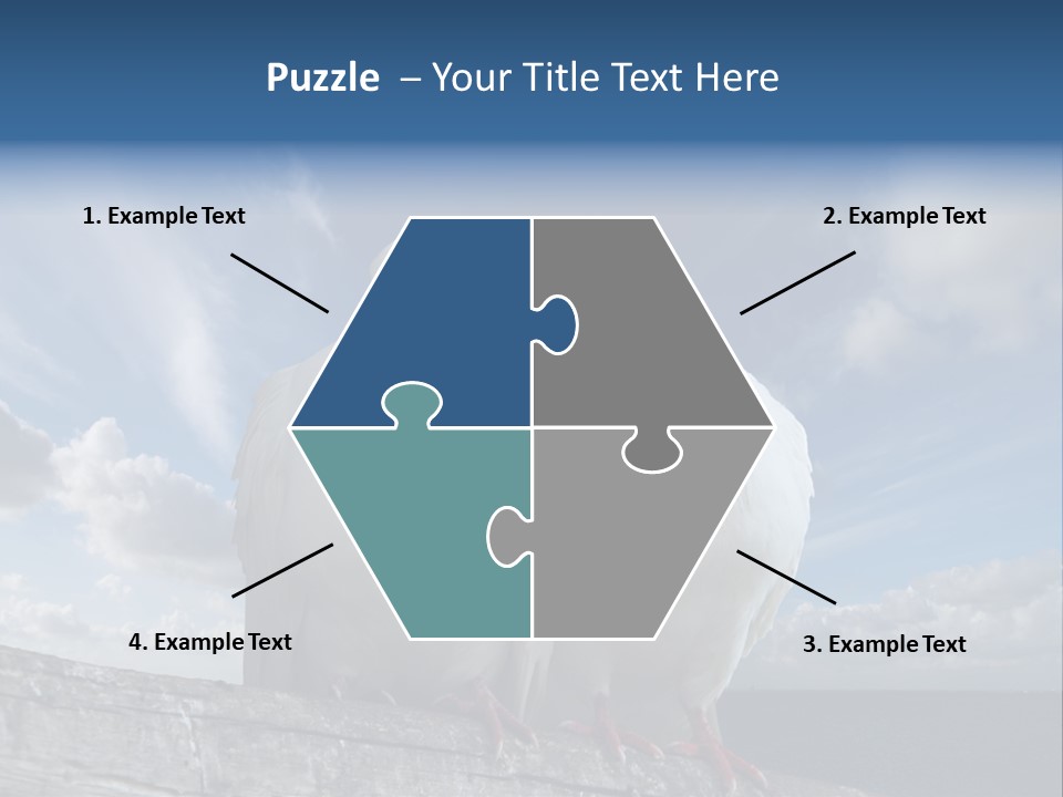 Symbol Feathers Christianity PowerPoint Template