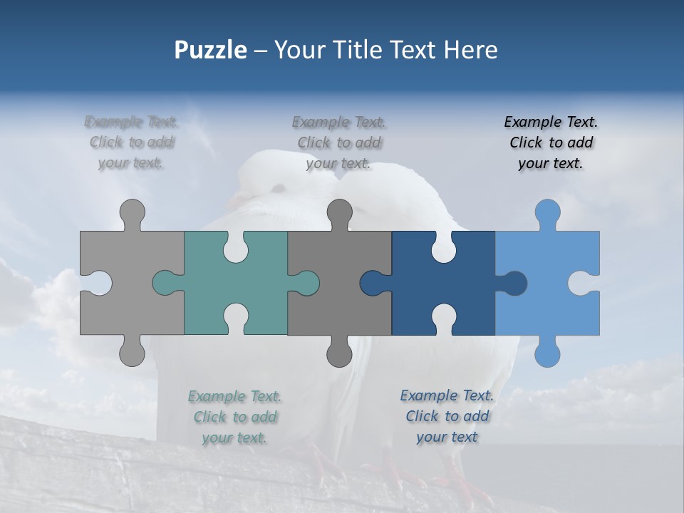 Symbol Feathers Christianity PowerPoint Template