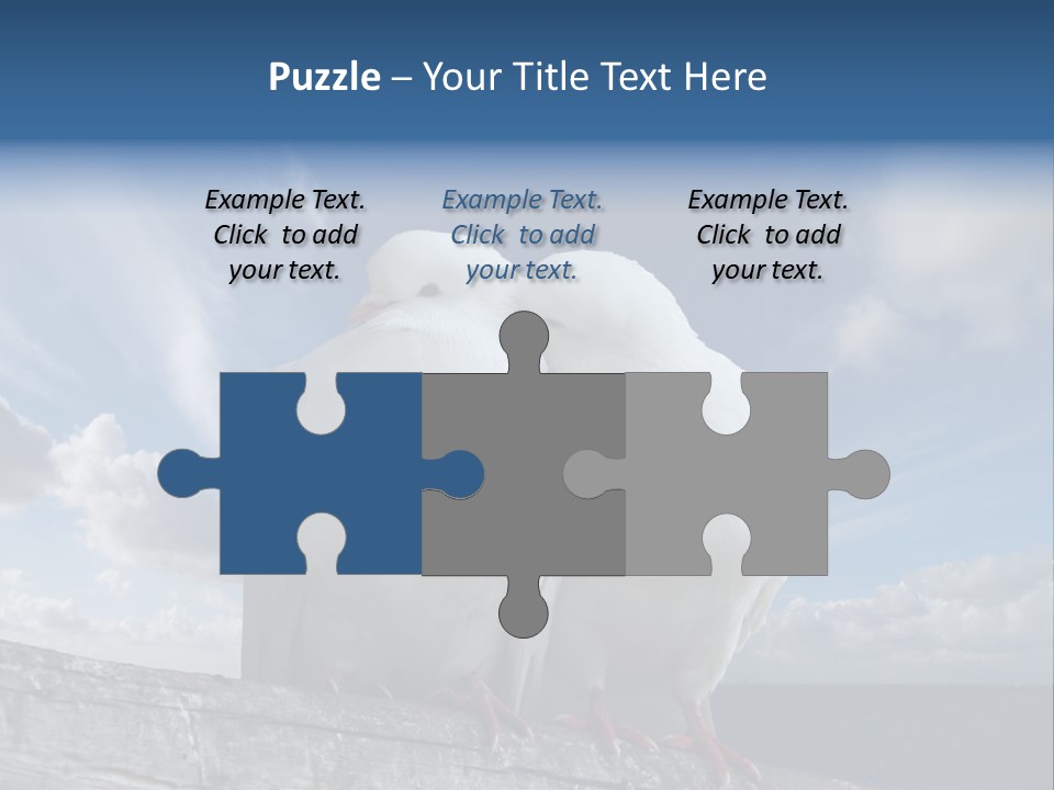 Symbol Feathers Christianity PowerPoint Template